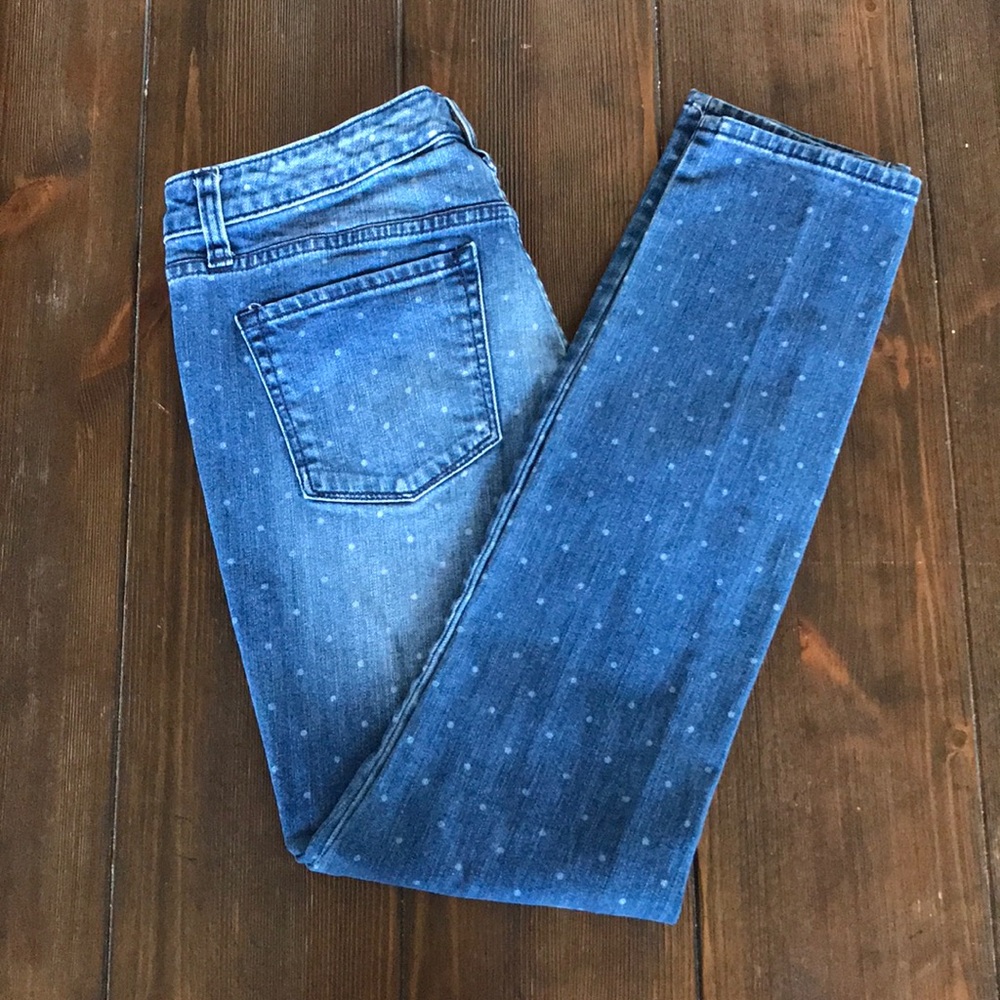 Polka dot skinnies